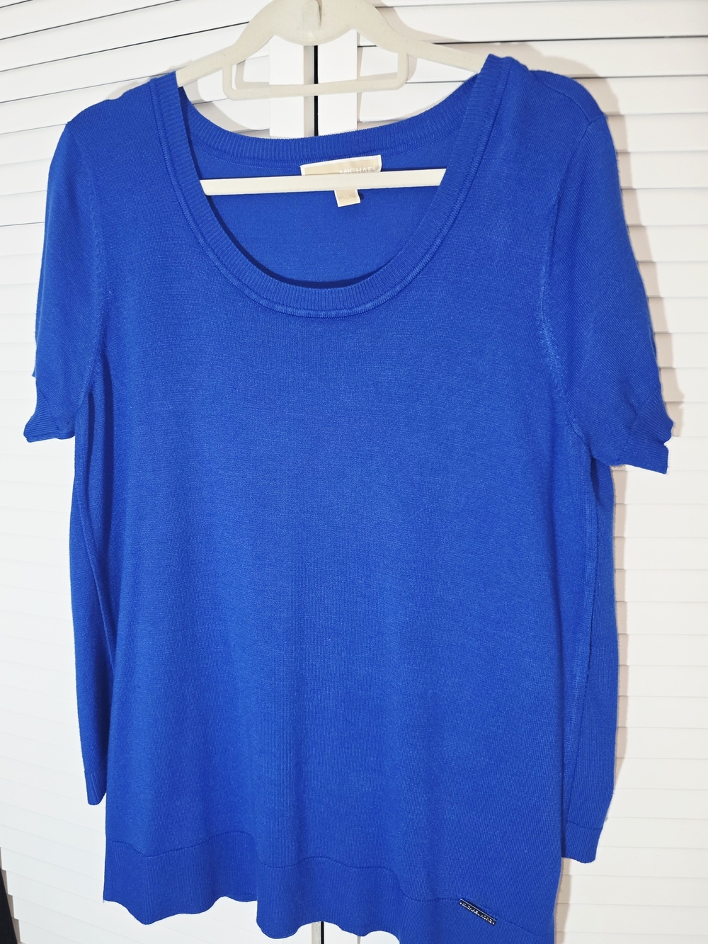Women's MK Michael Kors XL Royal Blue Knitted Top
